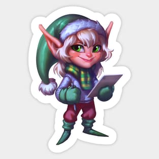 christmas elf Sticker